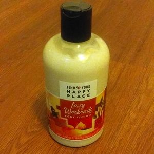 Sweet almond and vanilla bean lotion lazy weekends